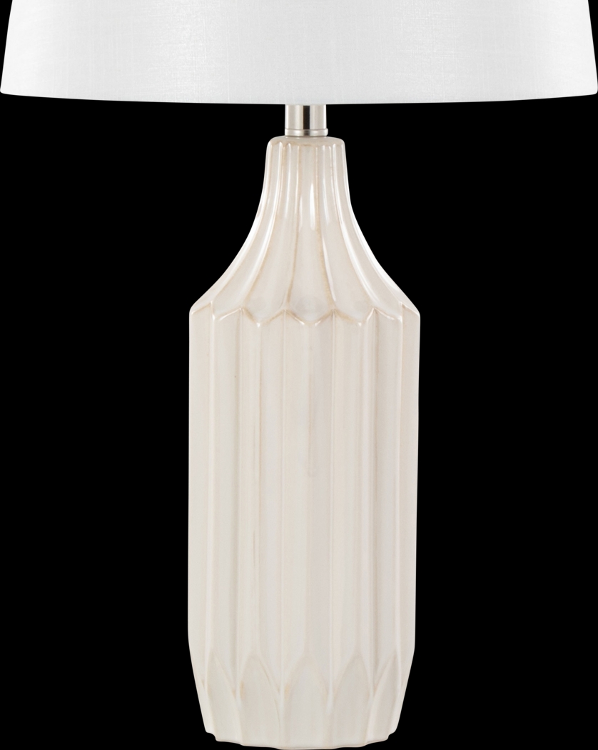 Keswick Land Cream Lamp - Thumbnail - Image 5