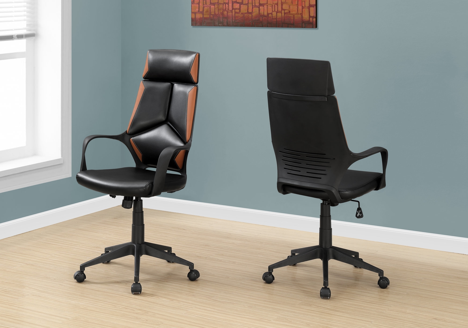 Ketchwood Brown Desk Chair - Thumbnail - Image 3