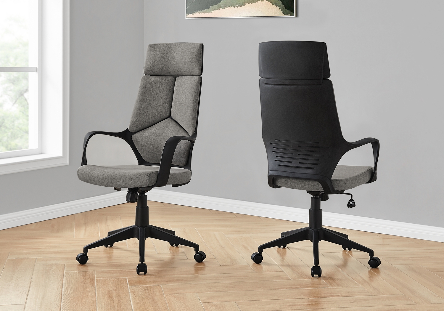 Ketchwood Gray Office Chair - Thumbnail - Image 2