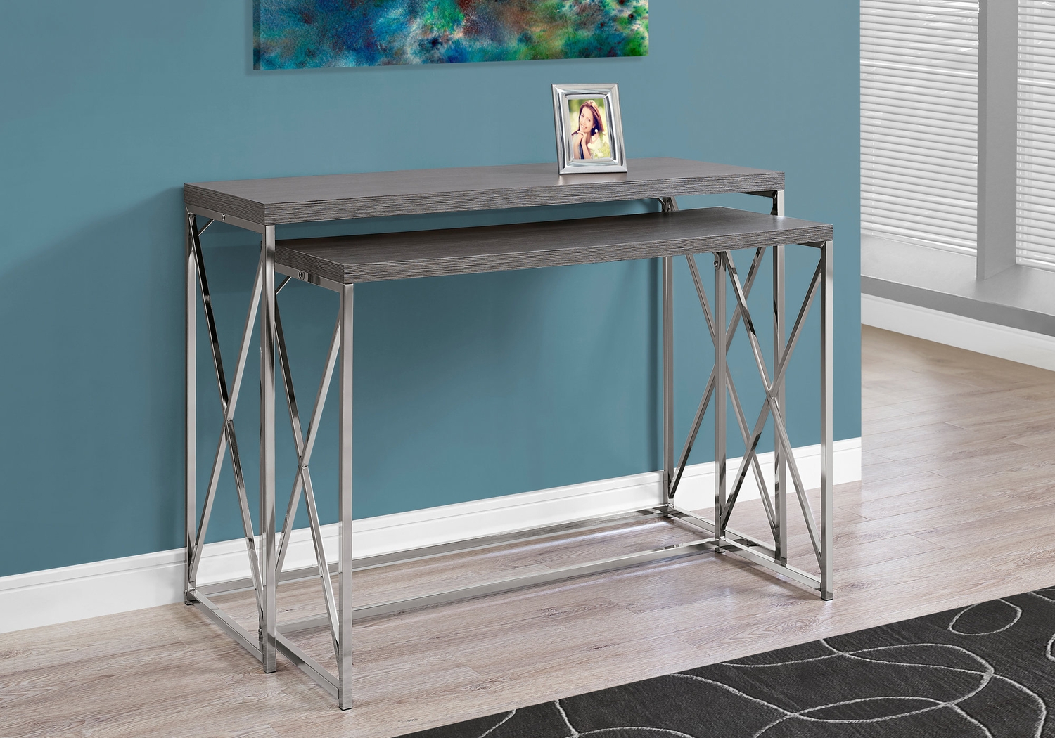 Ketona Gray Sofa Table - Thumbnail - Image 2