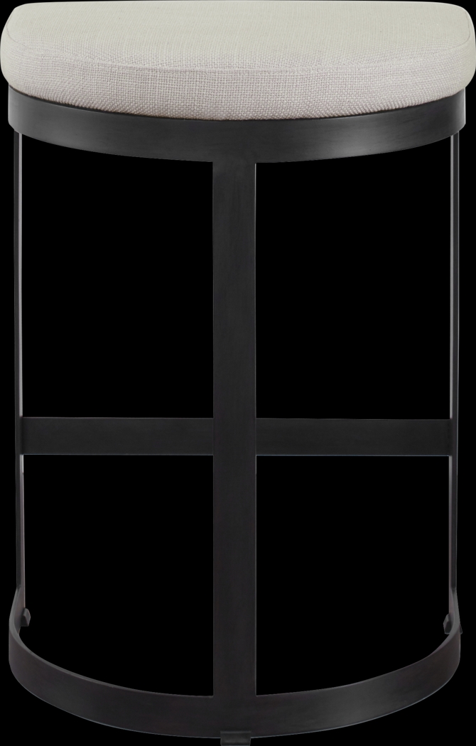 Ketton White Counter Height Stool - Thumbnail - Image 3