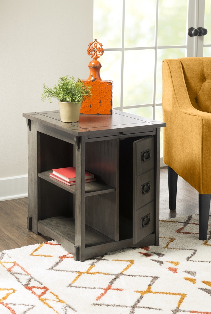 Ketura Gray End Table - Thumbnail - Image 3