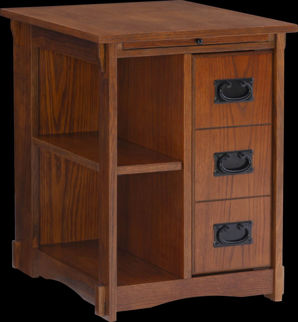 Ketura Oak End Table - Thumbnail - Image 1