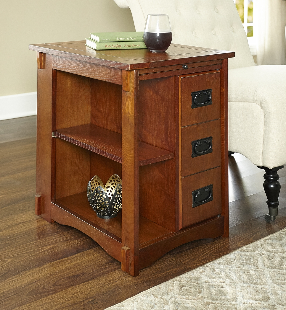 Ketura Oak End Table - Thumbnail - Image 4