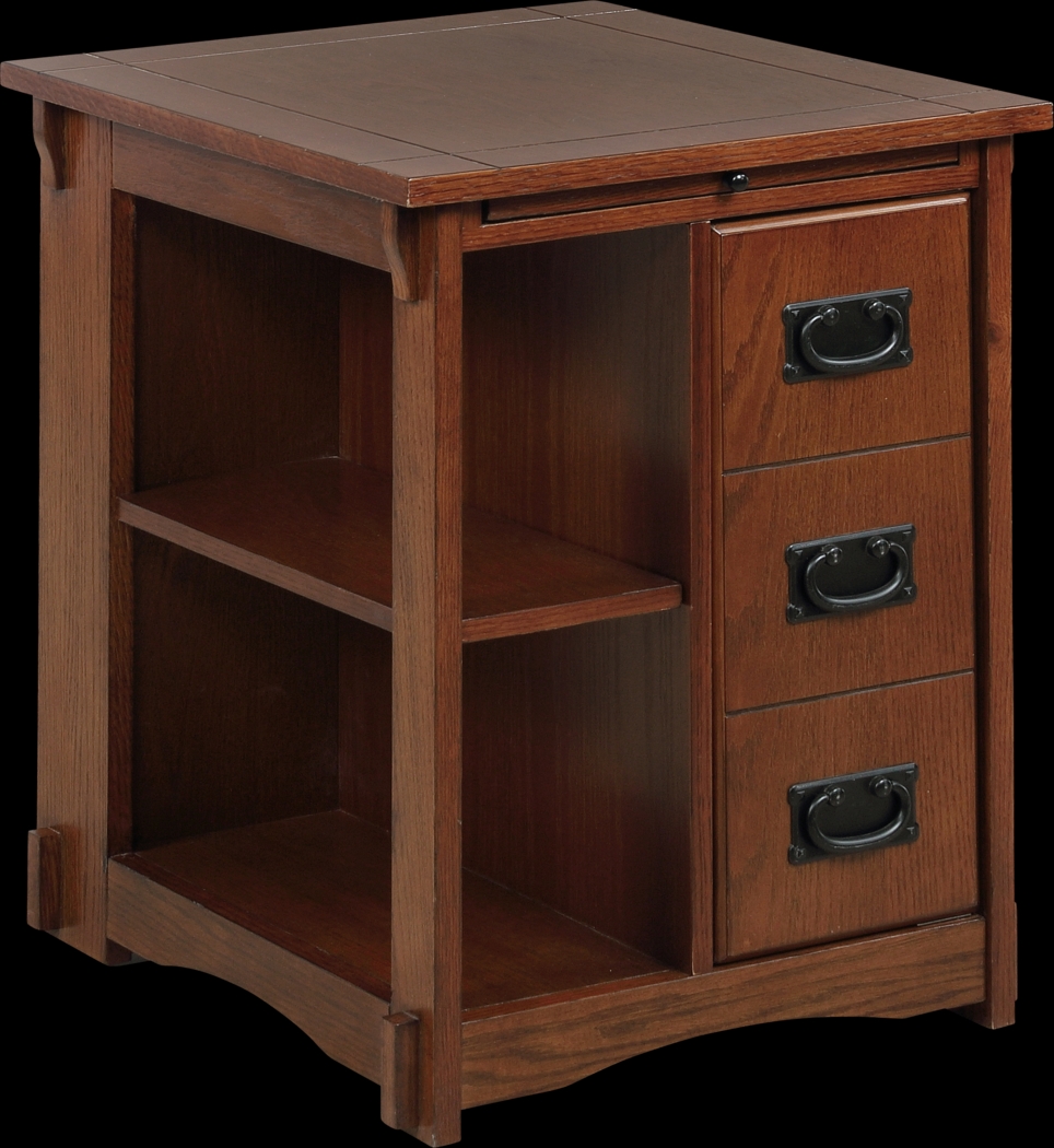 Ketura Oak End Table - Thumbnail - Image 1