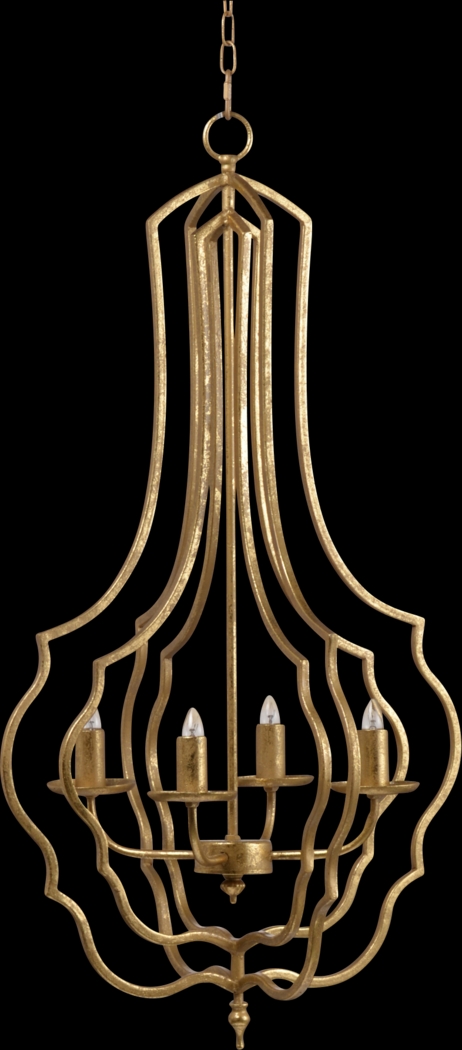 Kewanee View Gold Chandelier - Thumbnail - Image 1