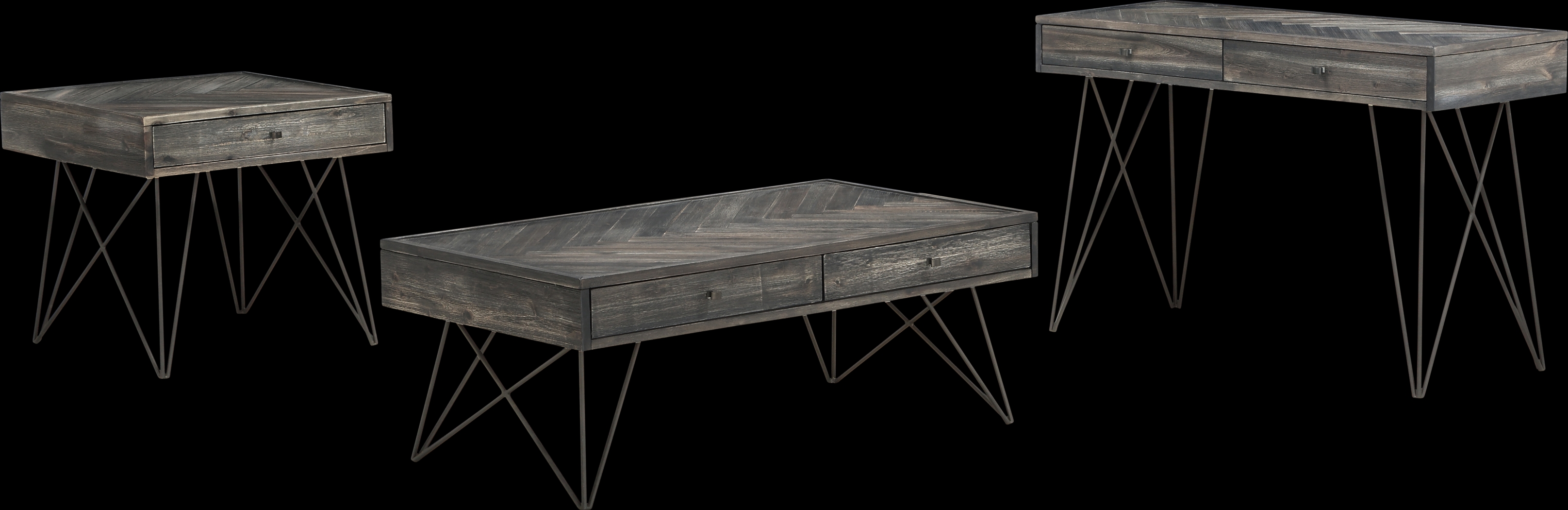 Kewen Gray Console Table - Thumbnail - Image 3
