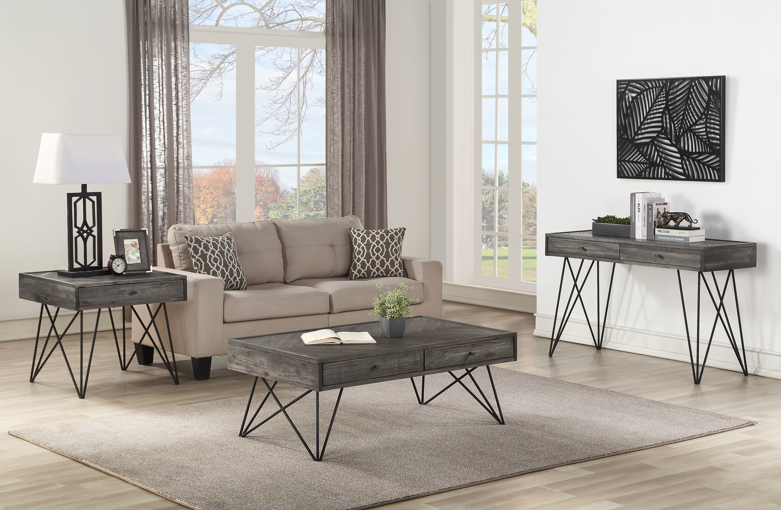 Kewen Gray End Table - Thumbnail - Image 6