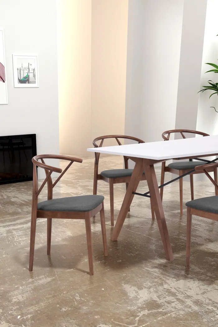 Kewlin Espresso Dining Chairs (Set of 2) - Thumbnail - Image 2