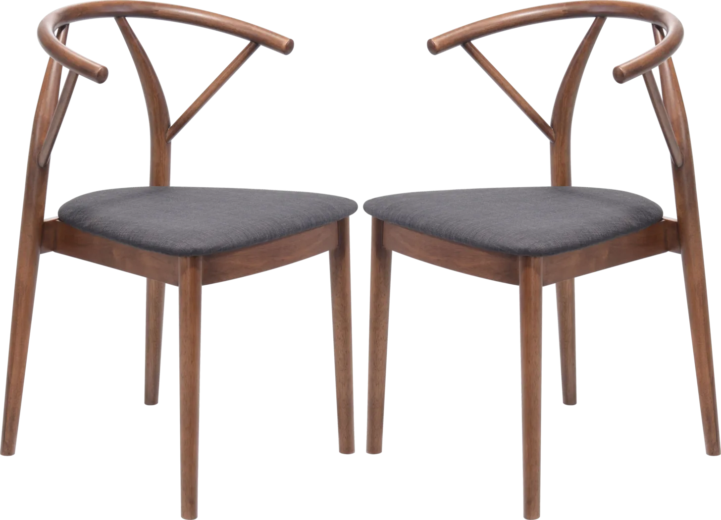 Kewlin Espresso Dining Chairs (Set of 2) - Thumbnail - Image 1