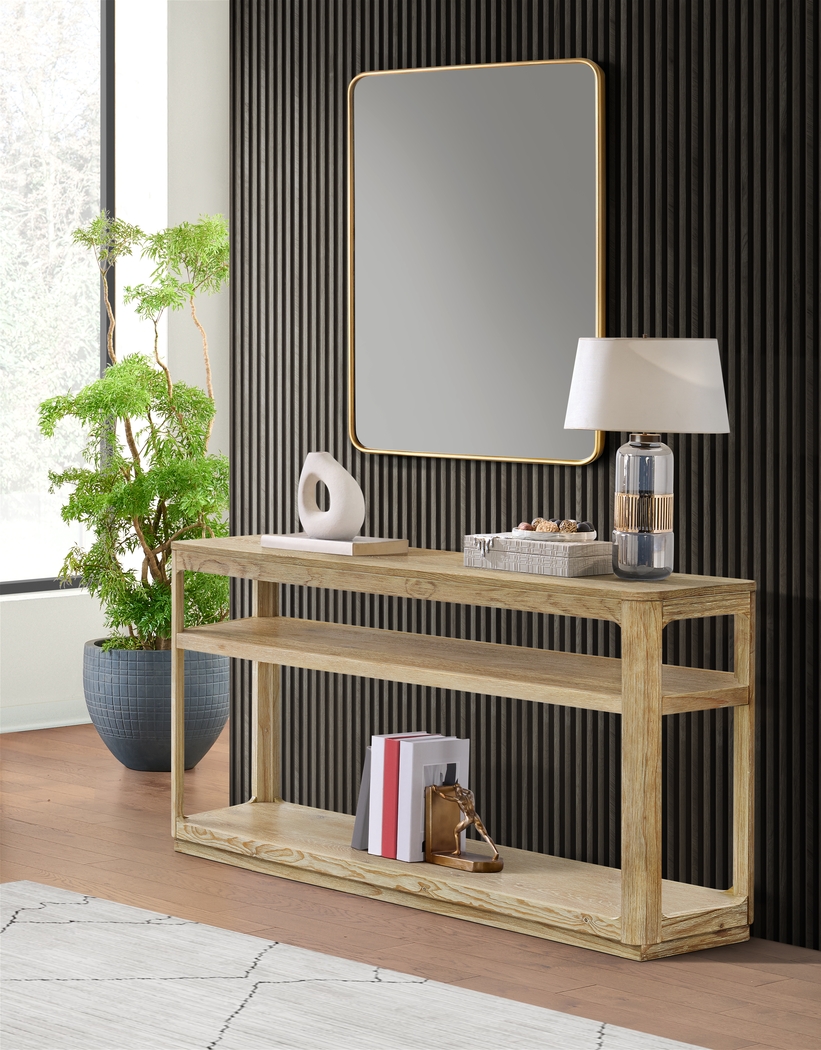 Keyhan Natural Sofa Table - Thumbnail - Image 2