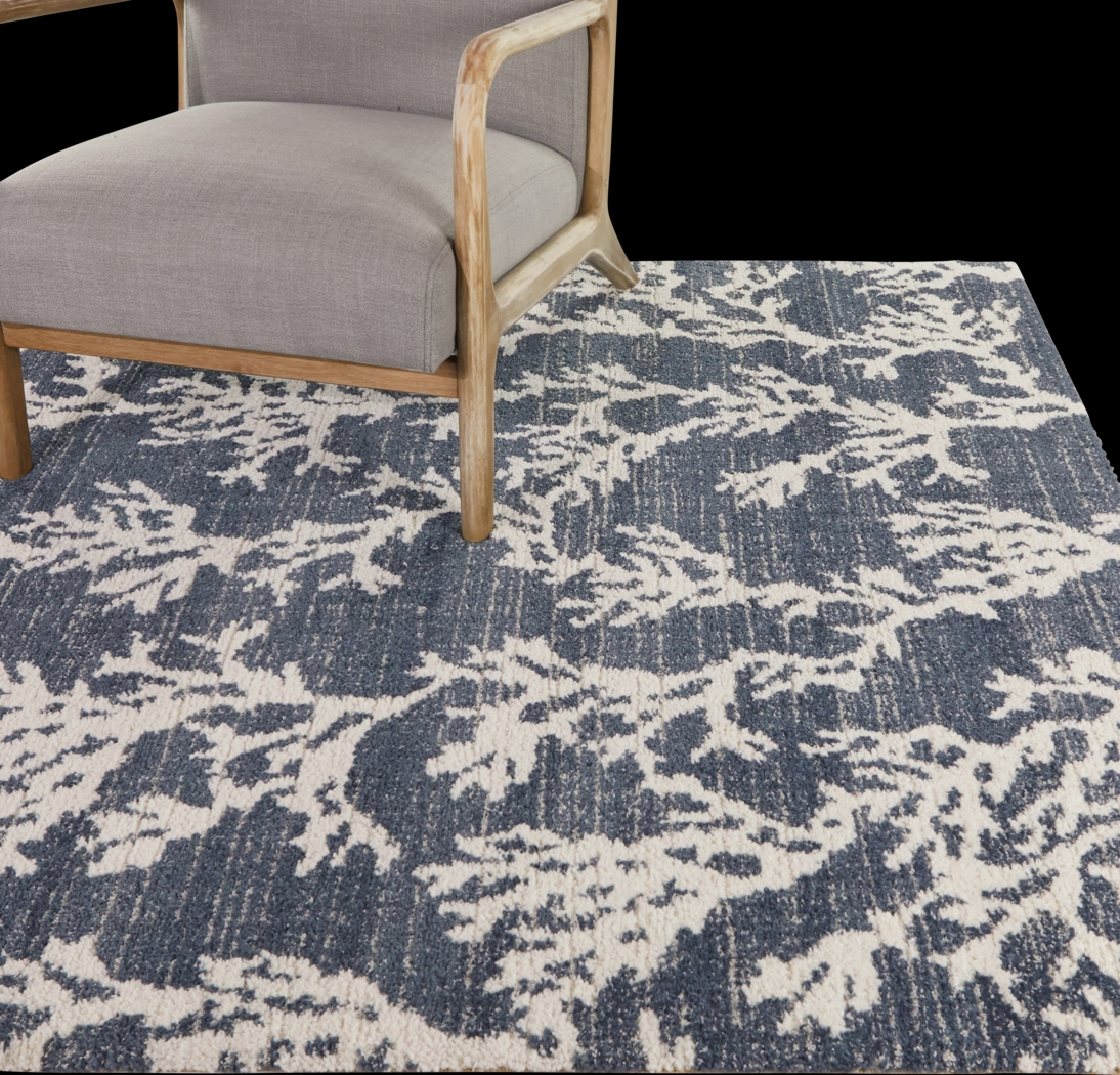 Keymar Blue 5'3 x 7' Rug - Thumbnail - Image 2
