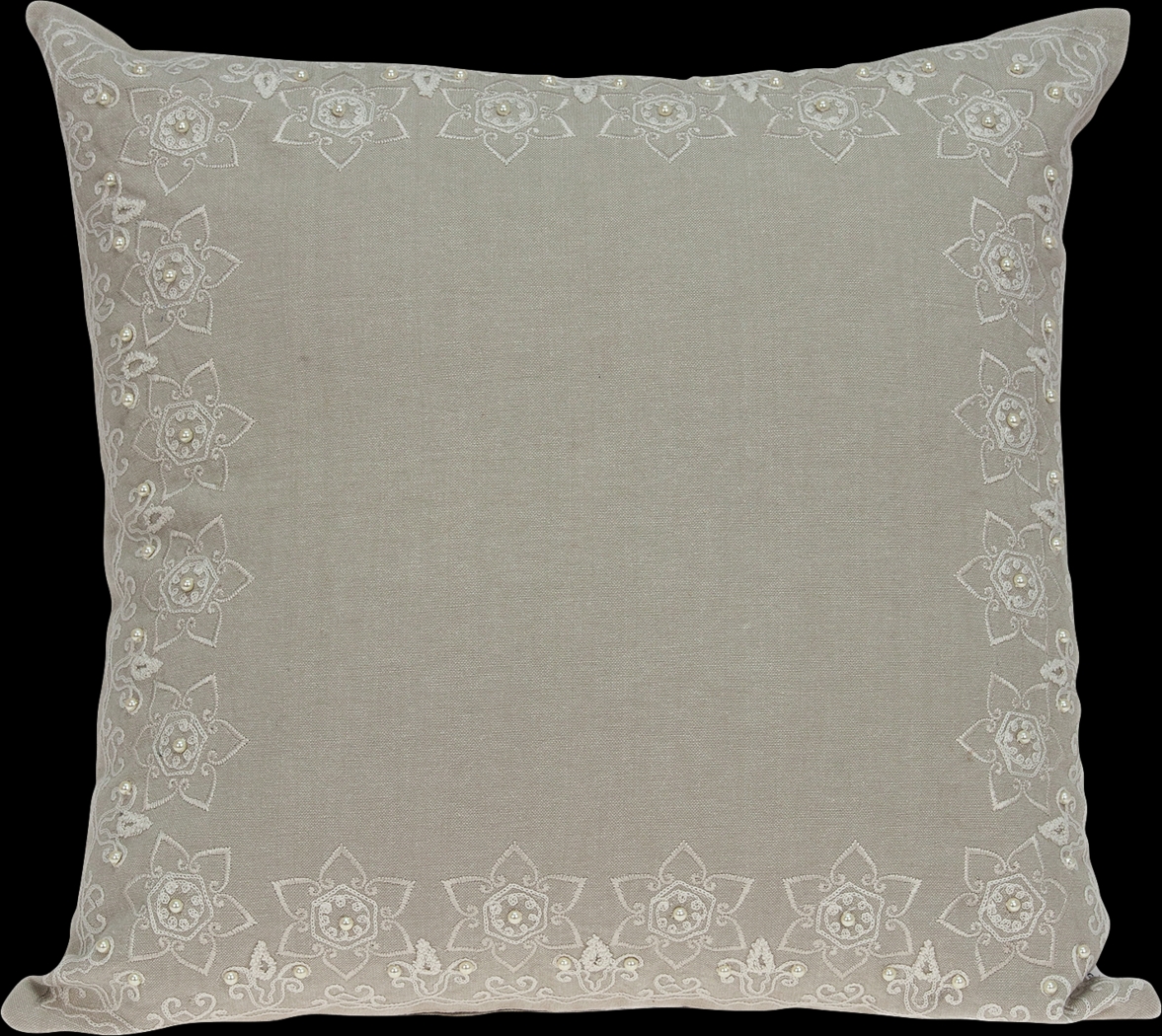 Keyon Beige Accent Pillow - Thumbnail - Image 1