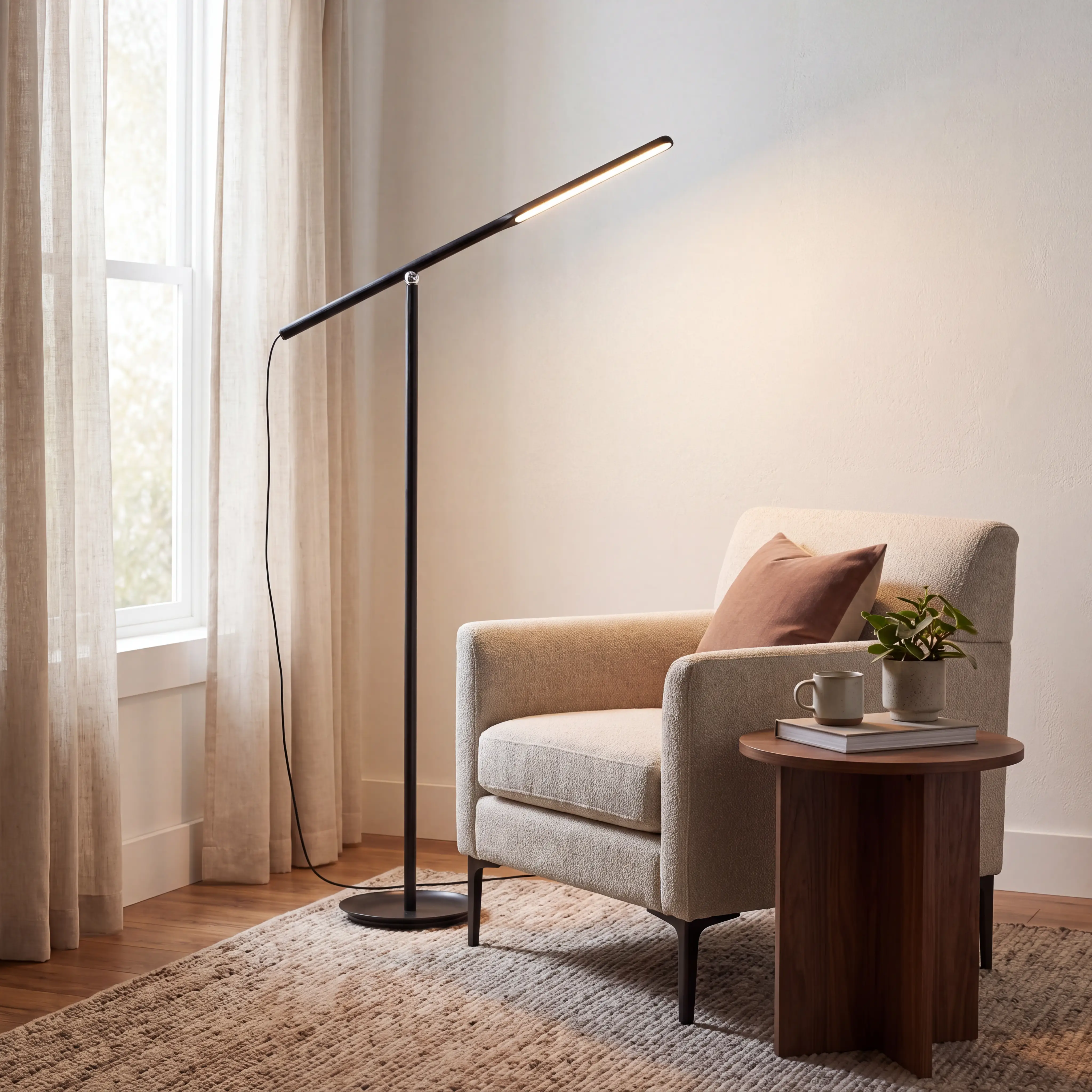 Keystone Court Black Floor Lamp - Thumbnail - Image 7