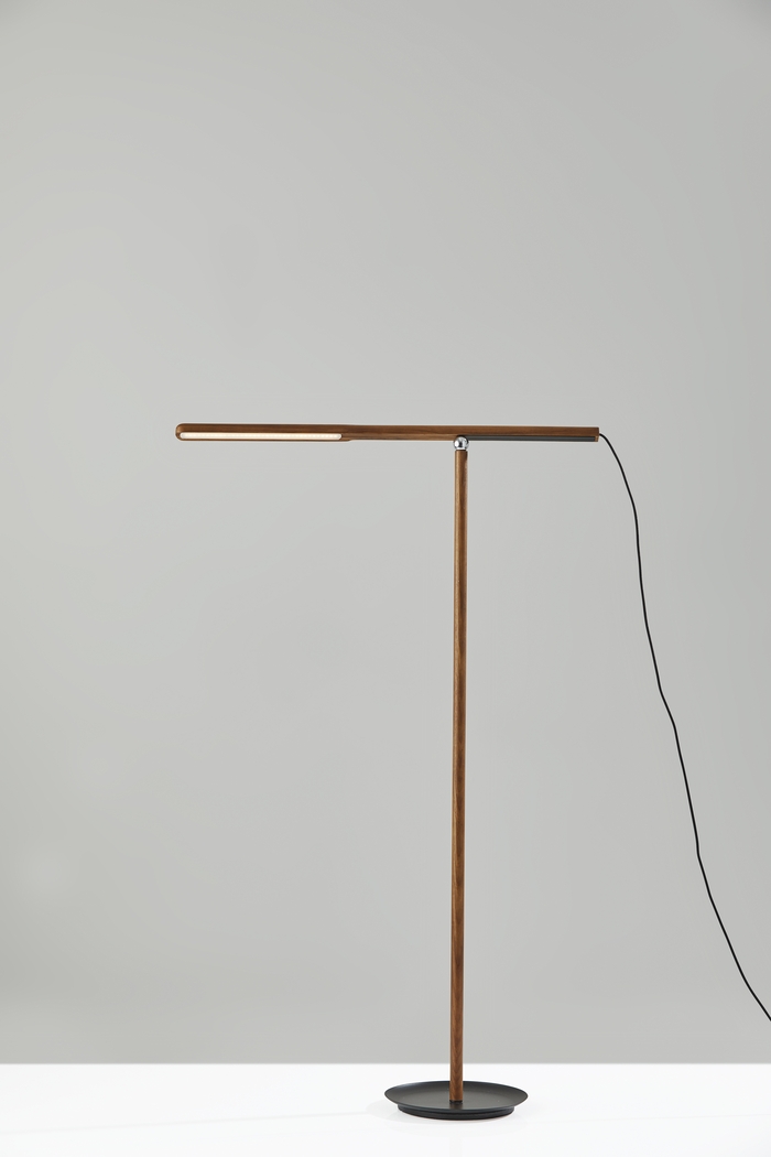 Keystone Court Walnut Floor Lamp - Thumbnail - Image 4