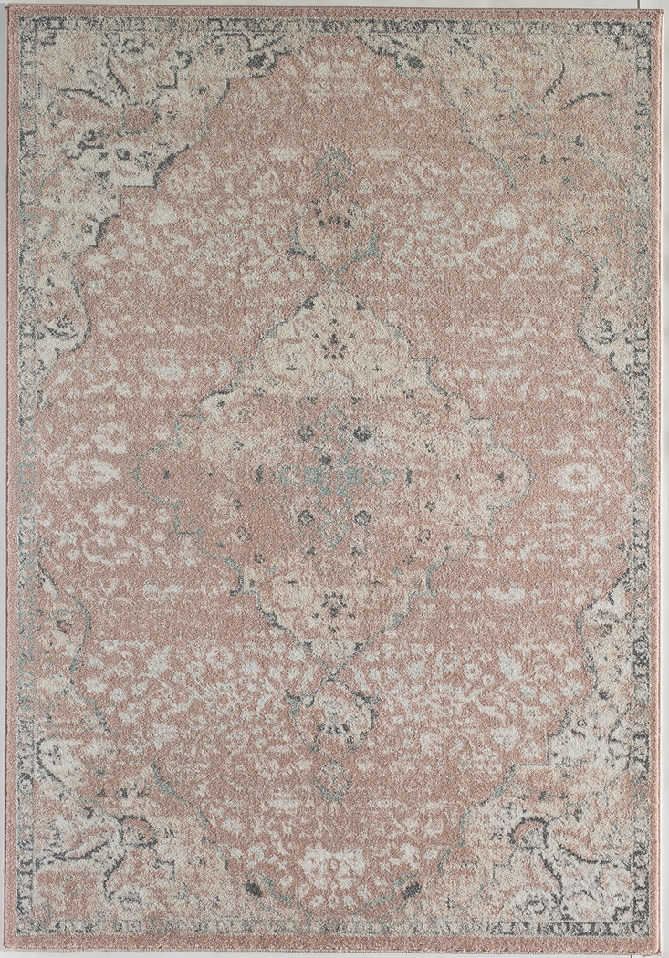 Khairy Pink 8' x 10' Rug - Thumbnail - Image 1