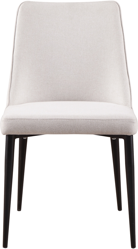 Khett White Side Chair, Set of 2 - Thumbnail - Image 2