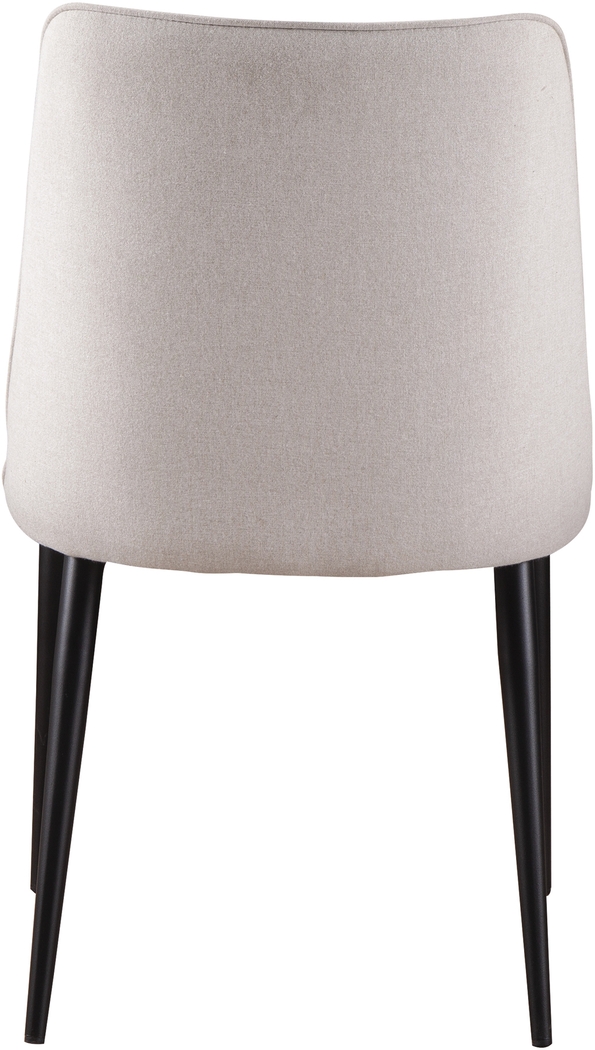 Khett White Side Chair, Set of 2 - Thumbnail - Image 4
