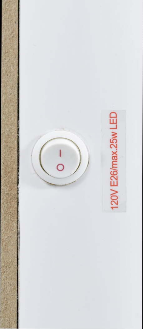 Khnem White Floor Mirror - Thumbnail - Image 5