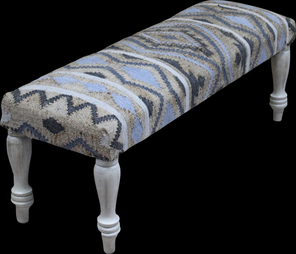 Khodae Blue/Natural Bench - Thumbnail - Image 3