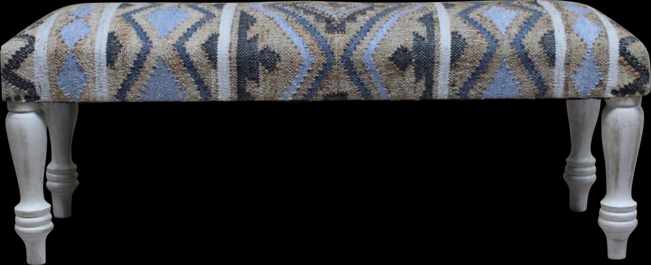 Khodae Blue/Natural Bench - Thumbnail - Image 1