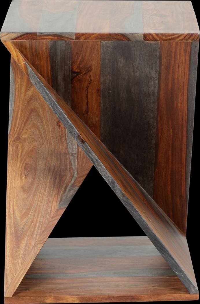 Khyber Brown Accent Table - Thumbnail - Image 2