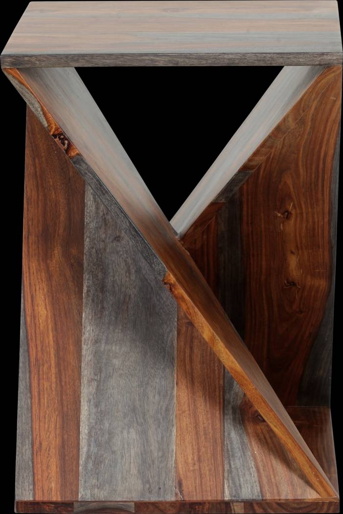 Khyber Brown Accent Table - Thumbnail - Image 3