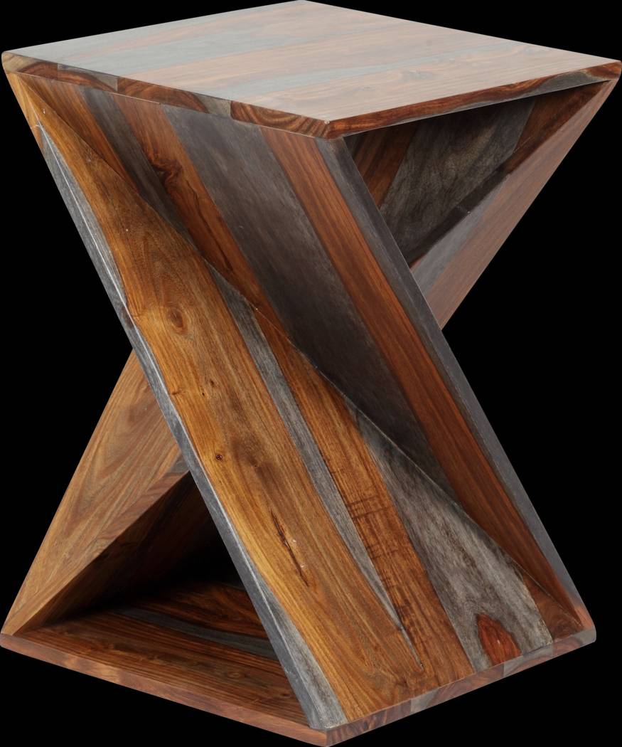 Khyber Brown Accent Table - Thumbnail - Image 1