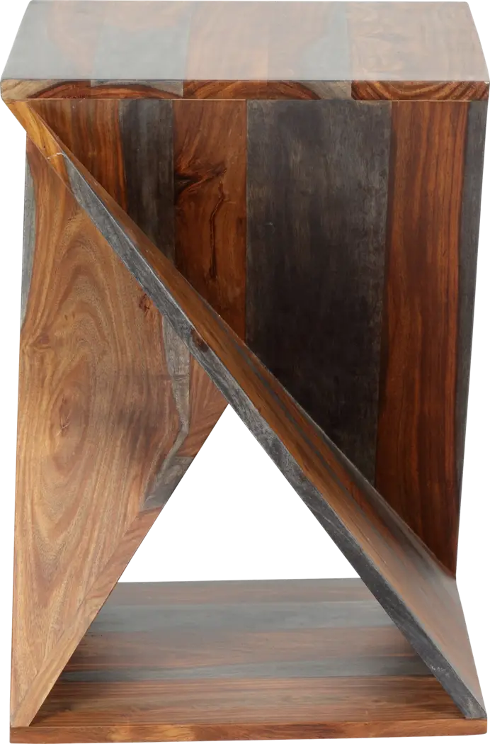 Khyber Brown Accent Table - Thumbnail - Image 2