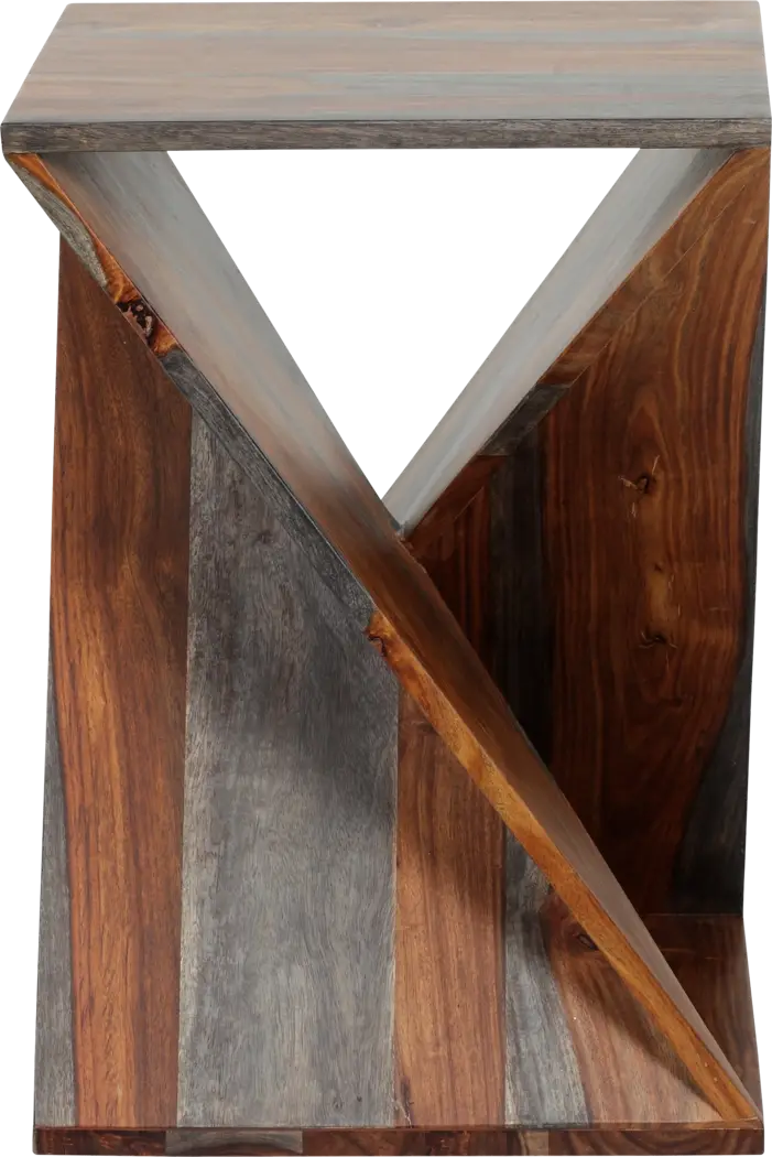 Khyber Brown Accent Table - Thumbnail - Image 3