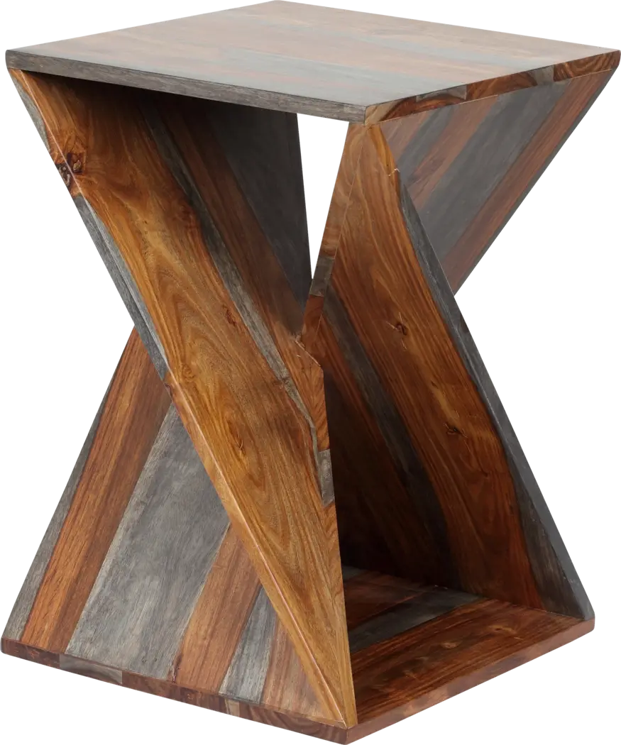 Khyber Brown Accent Table - Thumbnail - Image 4