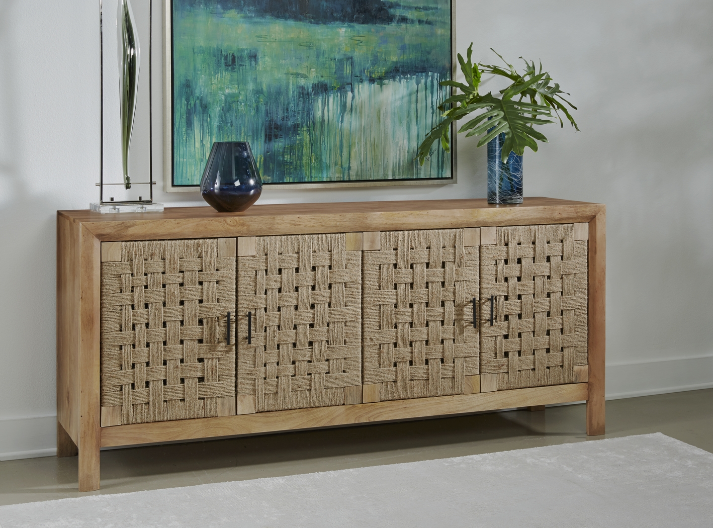 Kidare Brown Accent Cabinet - Thumbnail - Image 2