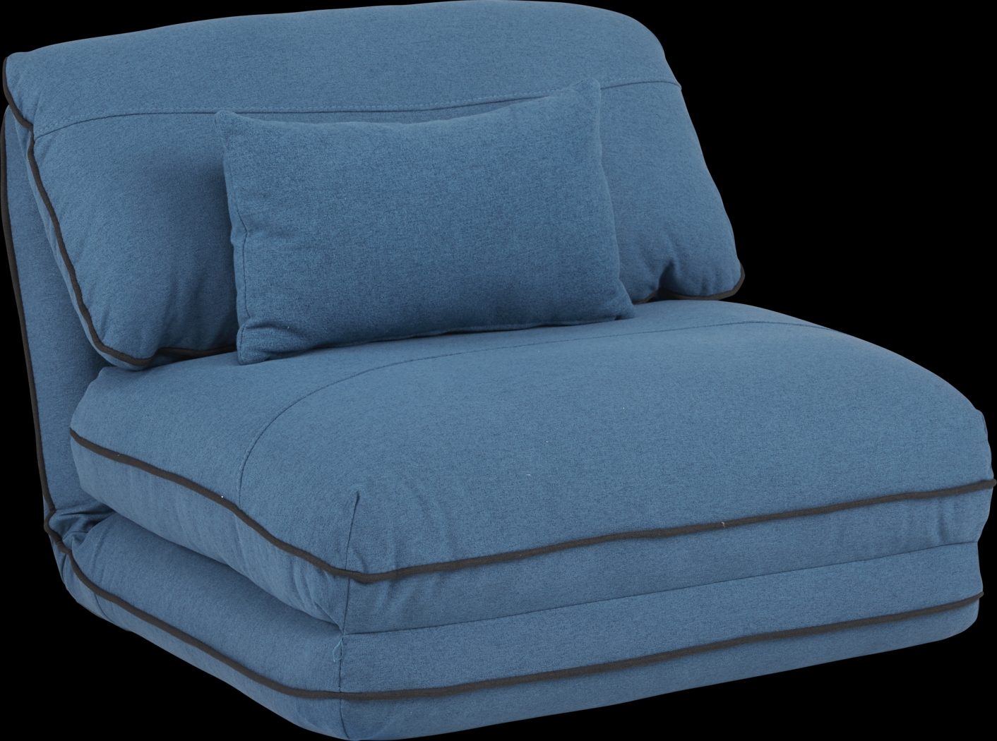 Kids Aalin Blue Sleeper Chair - Thumbnail - Image 1