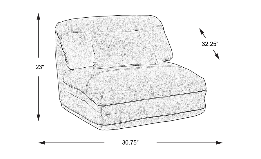 Dimension Image. Please refer to the Dimension Tab on this page for dimension details.