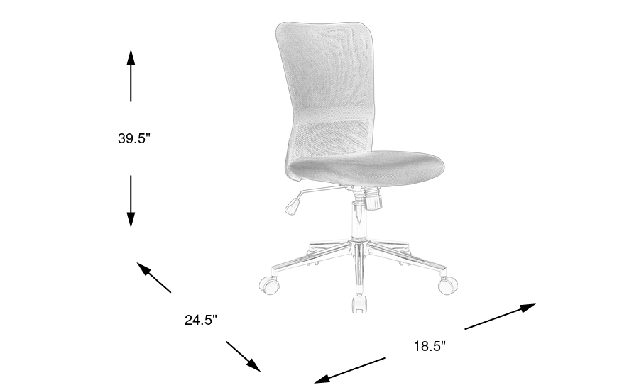 Dimension Image. Please refer to the Dimension Tab on this page for dimension details.