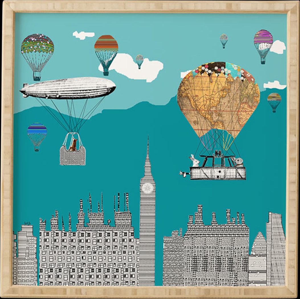 Kids Adventure Days Blue Wall Art - Thumbnail - Image 1