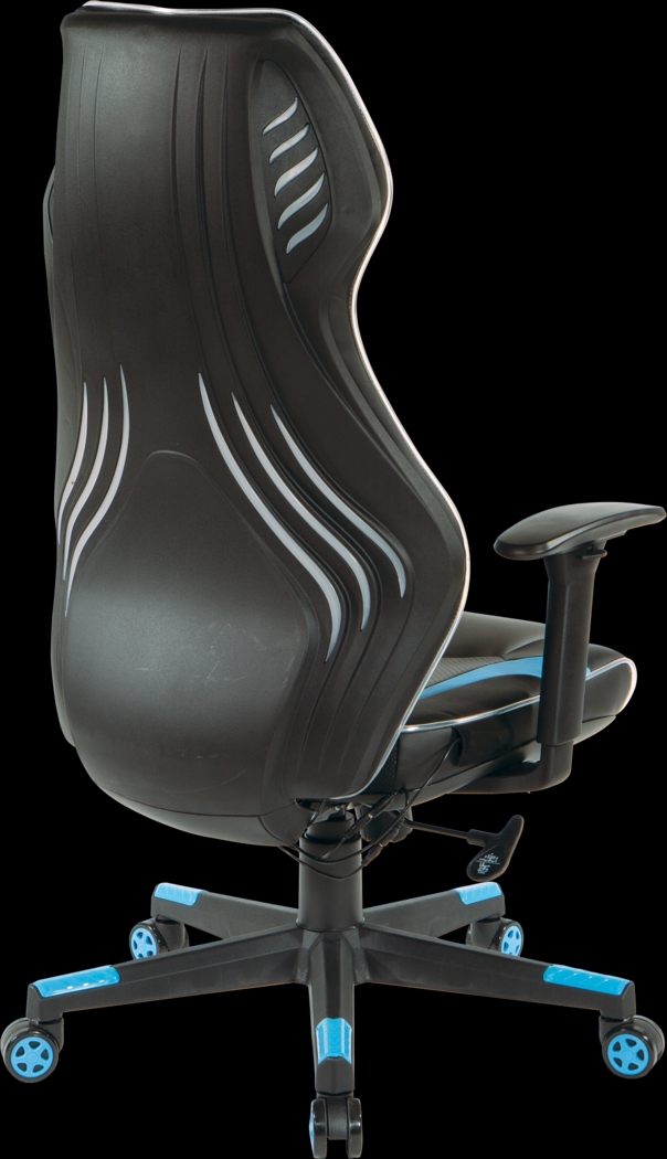 Kids Aeryn Black/Blue LED Gaming Chair - Thumbnail - Image 5