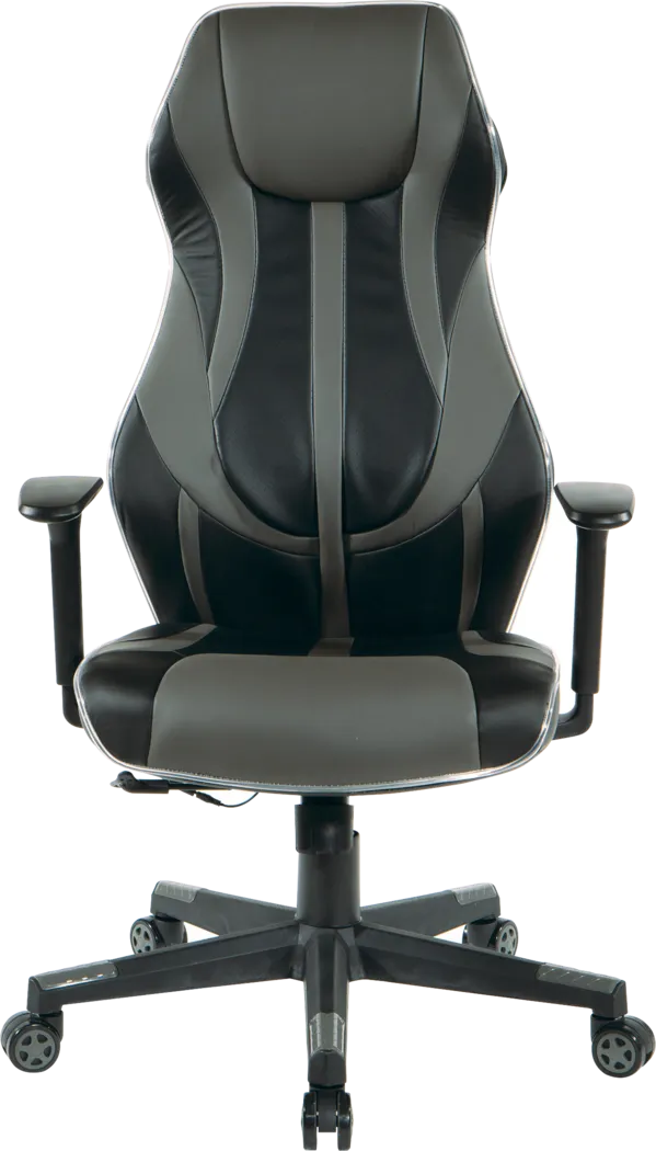 Kids Aeryn Black/Gray LED Gaming Chair - Thumbnail - Image 7