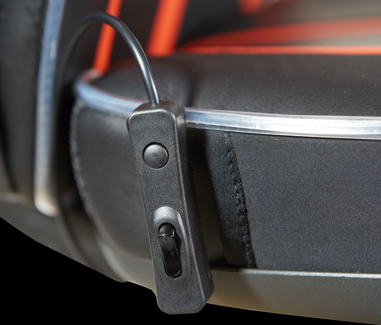 Kids Aeryn Black/Red LED Gaming Chair - Thumbnail - Image 12