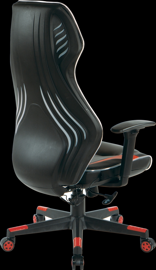Kids Aeryn Black/Red LED Gaming Chair - Thumbnail - Image 4