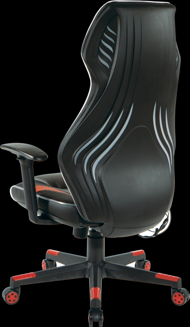 Kids Aeryn Black/Red LED Gaming Chair - Thumbnail - Image 5