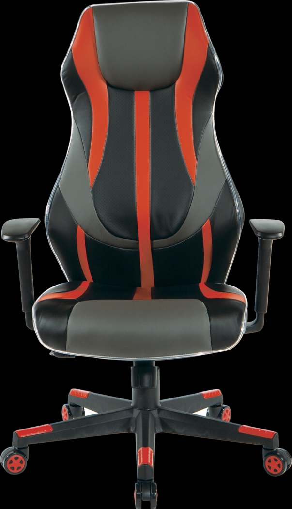 Kids Aeryn Black/Red LED Gaming Chair - Thumbnail - Image 7
