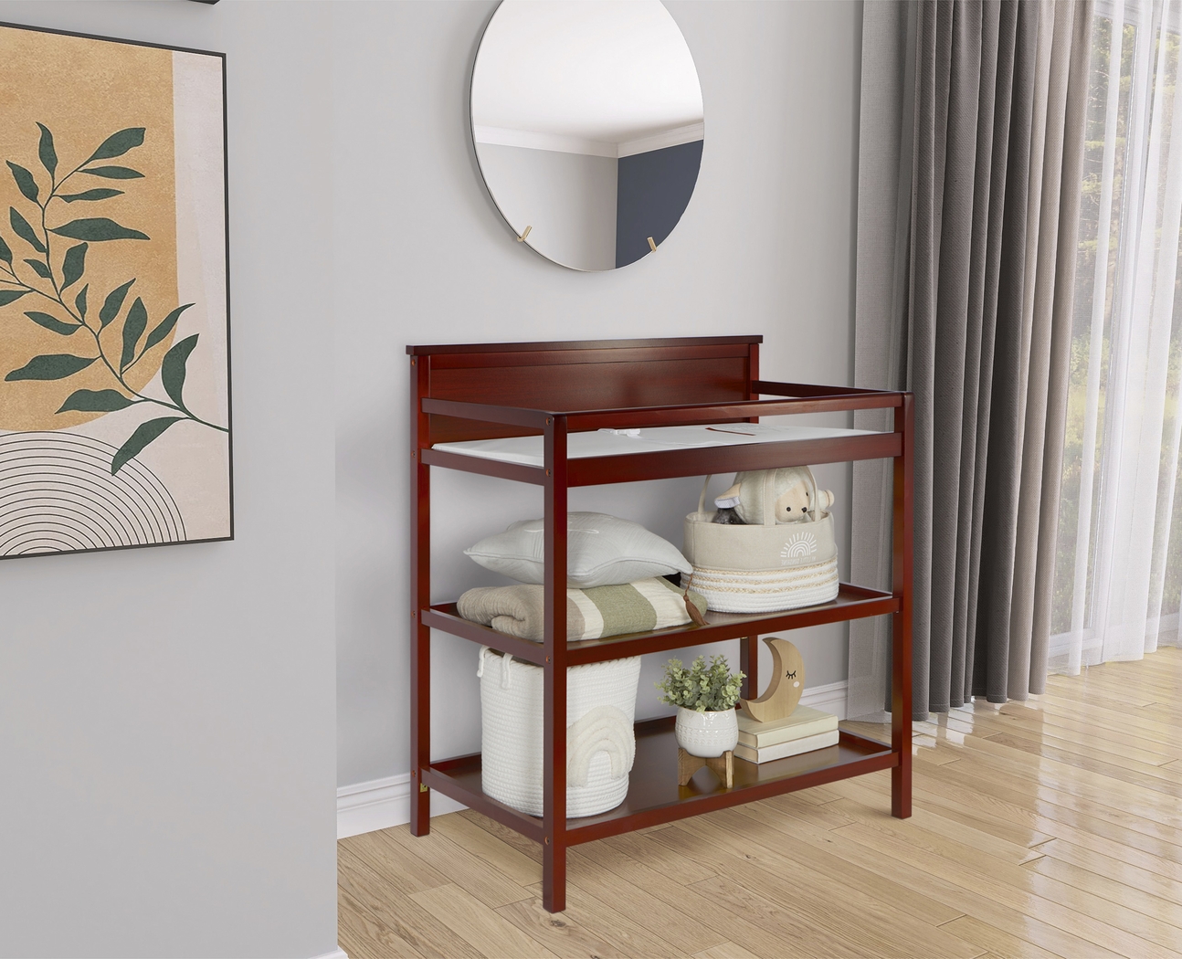 Kids Aestiva Red Changing Table - Thumbnail - Image 2