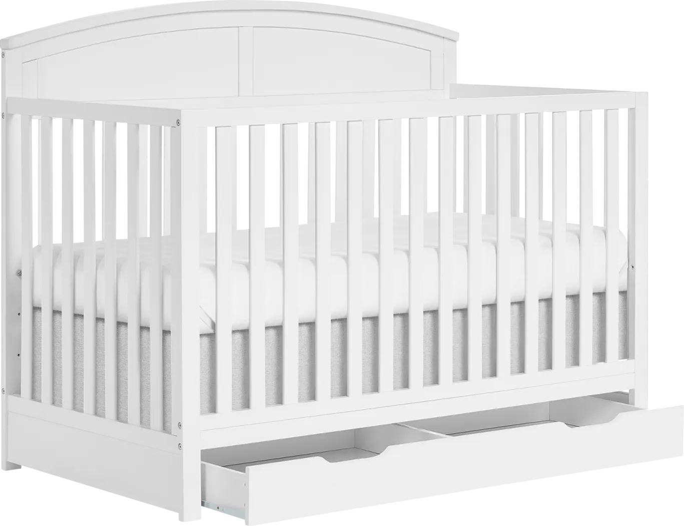 Kids Aezine White Convertible Crib - Thumbnail - Image 4