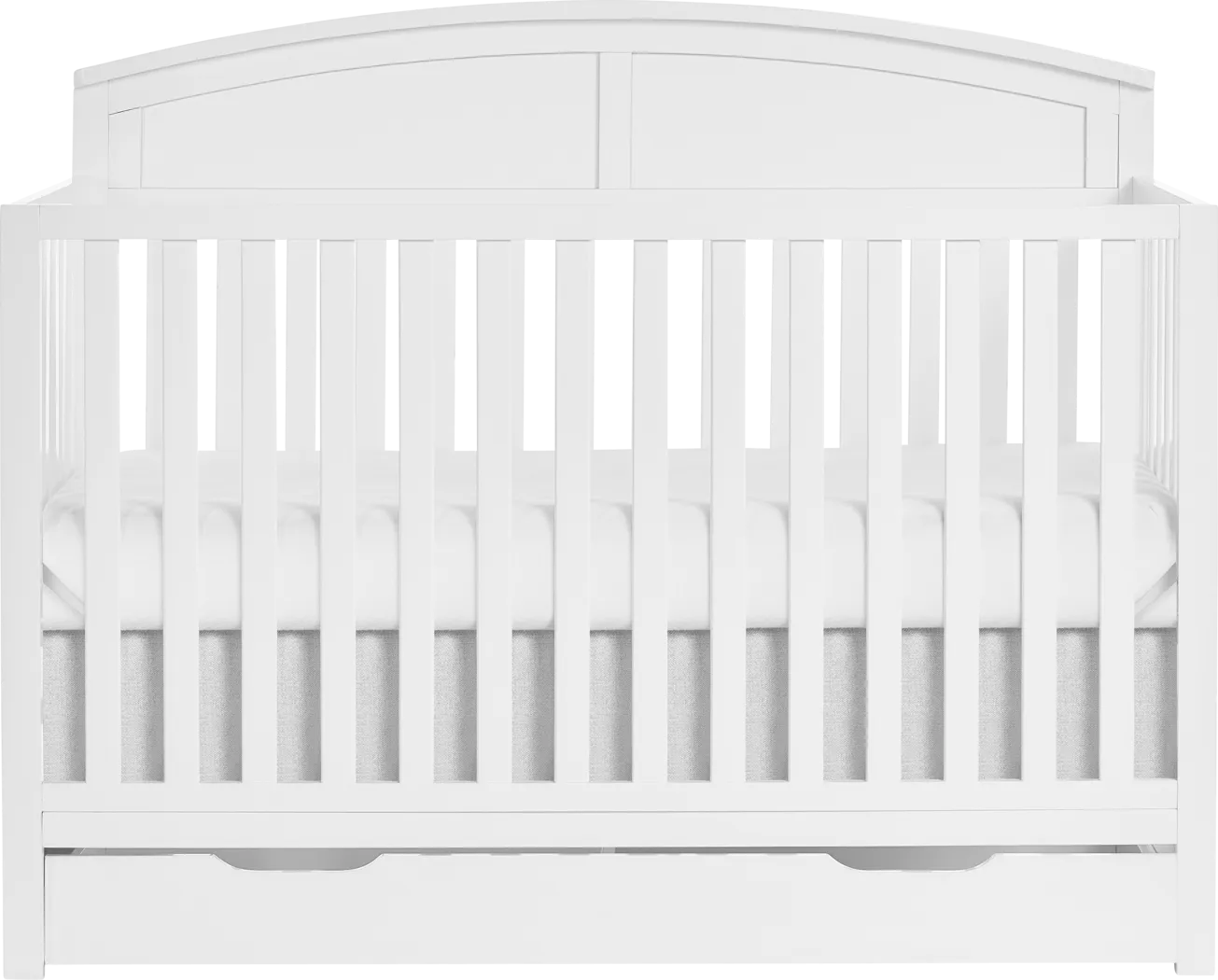 Kids Aezine White Convertible Crib - Thumbnail - Image 1