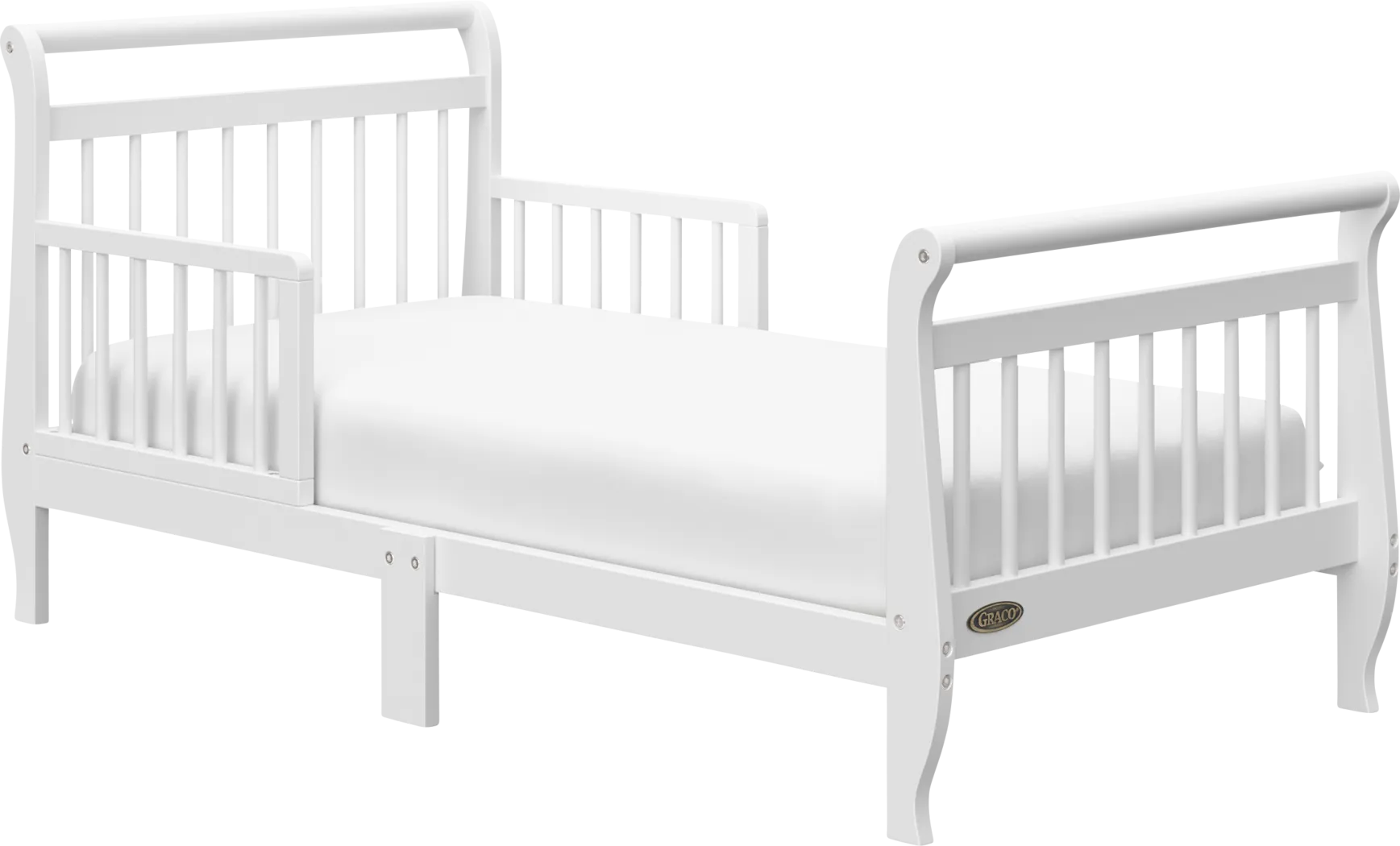 Kids Agoasi White Toddler Bed - Thumbnail - Image 1
