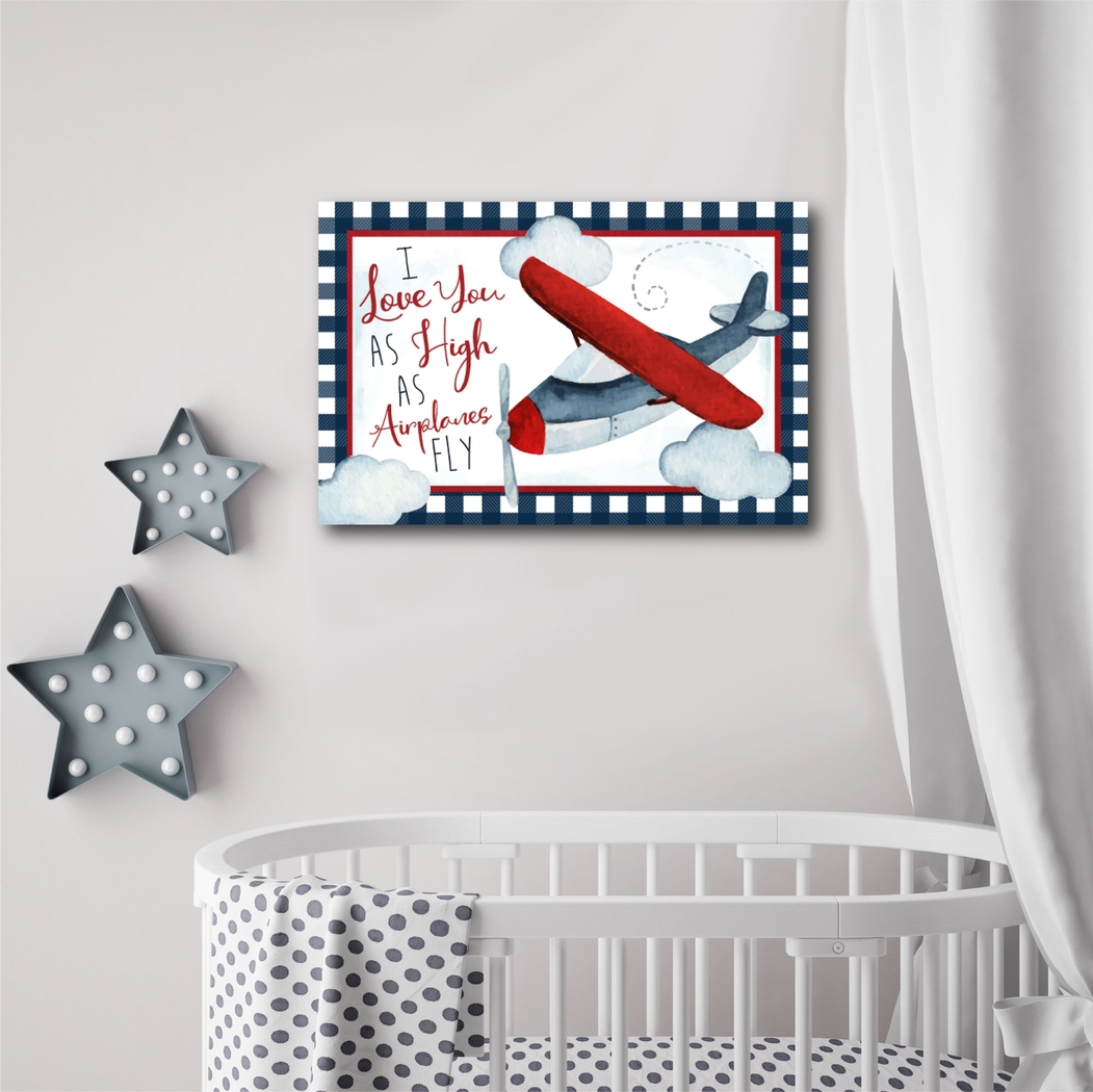 Kids Airplane Adventures I White Artwork - Thumbnail - Image 2
