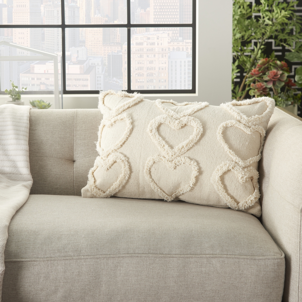 Kids Alcesta Cream Accent Pillow - Thumbnail - Image 4