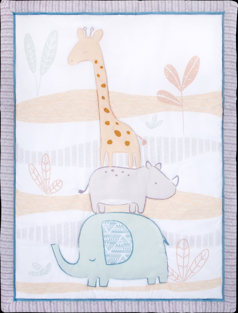 Kids Aleix Gray 4 Pc Baby Bedding Set - Thumbnail - Image 4