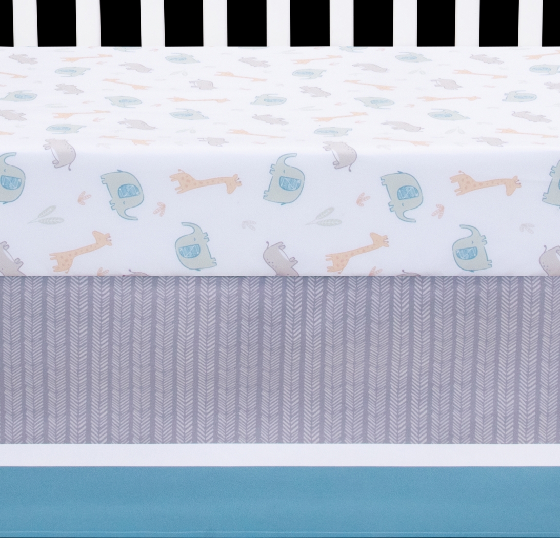 Kids Aleix Gray 4 Pc Baby Bedding Set - Thumbnail - Image 5